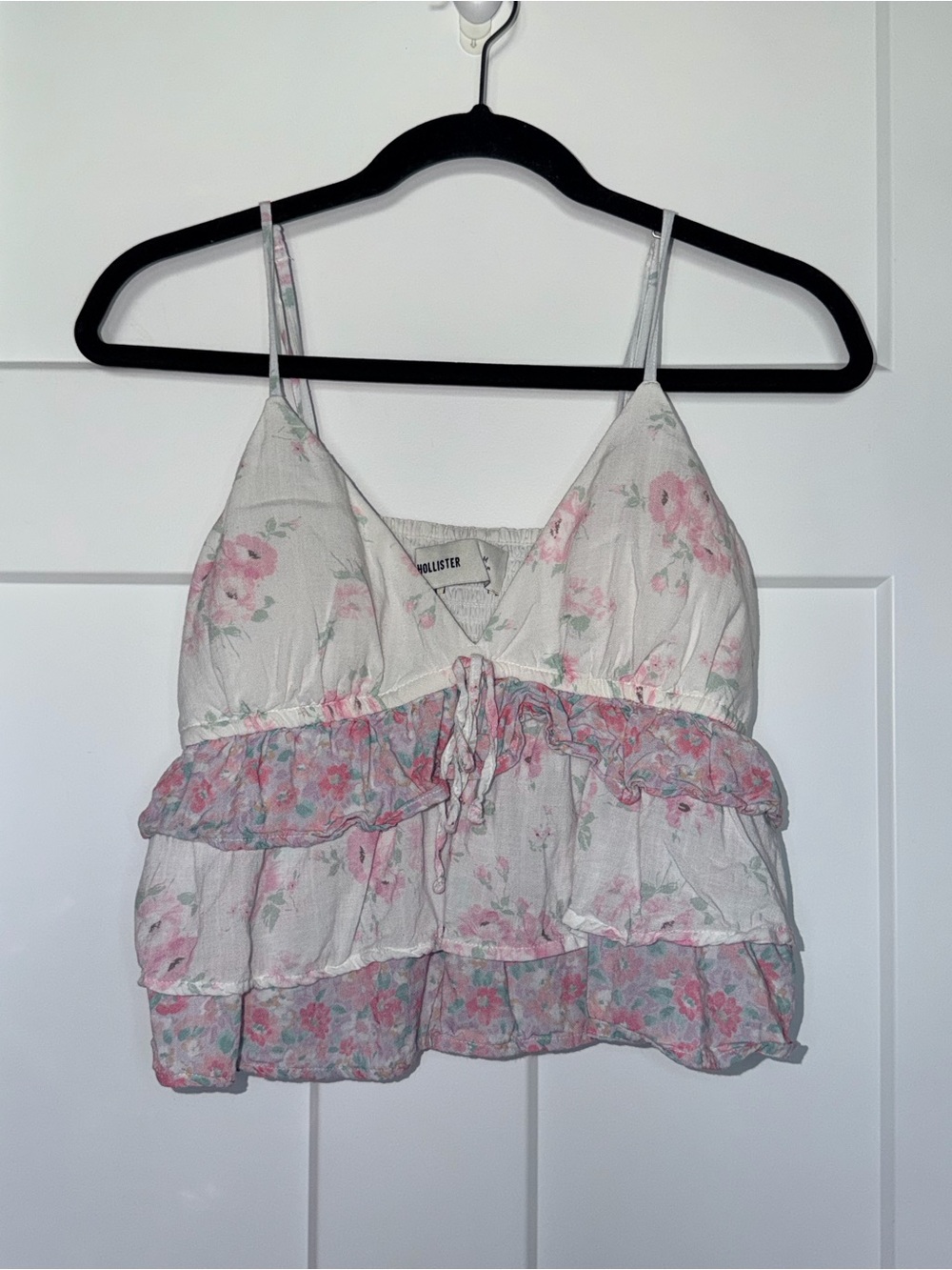 Hollister Floral Tiered Tank